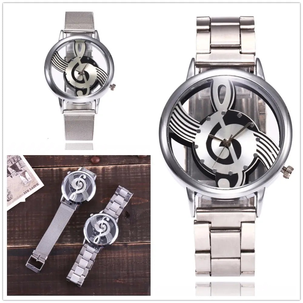 Hollow Music Note Watch