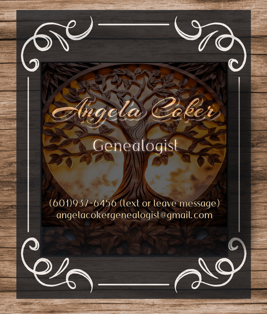 Angela Coker, Genealogy Services