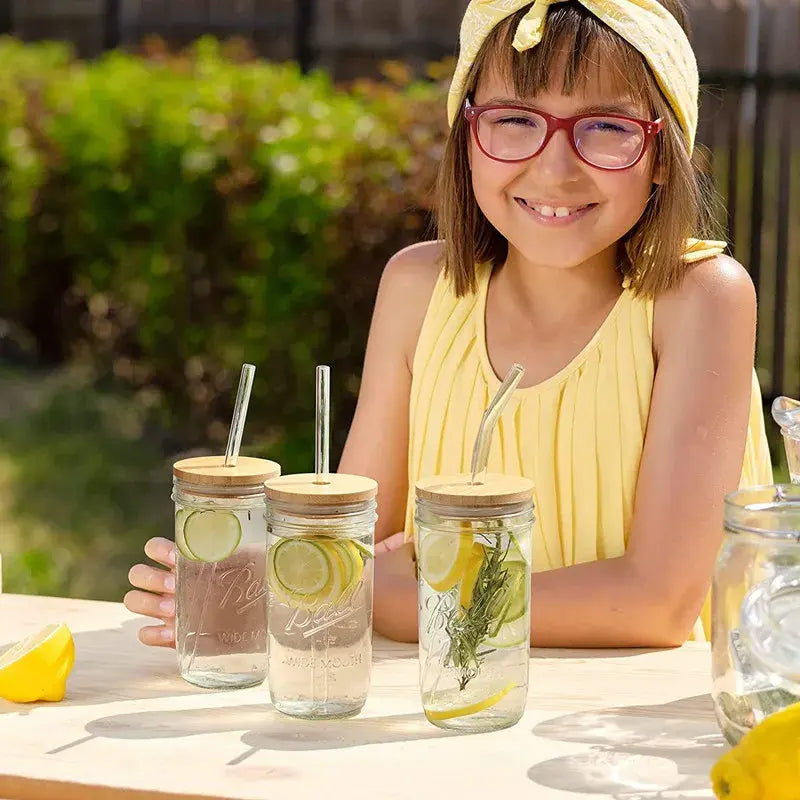 Reusable Glass Straws 12-Pack