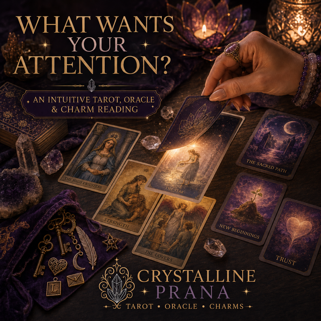 What Wants Your Attention Tarot Oracle General Reading