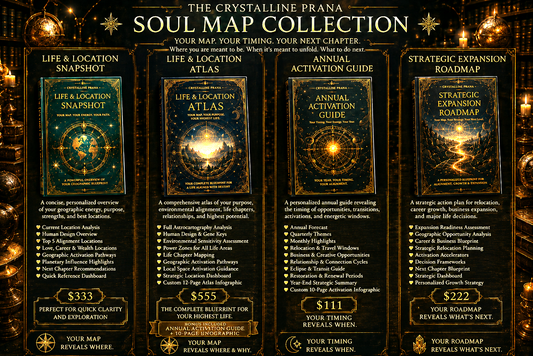 Crystalline Prana Life & Location Atlas with Bonus Activation Guide