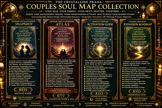 Crystalline Prana Couples Life & Location Atlas with Bonus Activation Guide