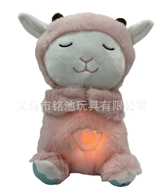 Plush Breathing Bear / Animal Toy with Music and Light