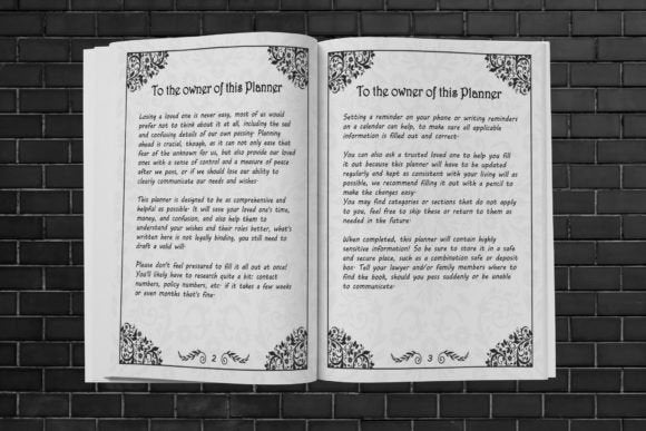 OMG I'm Dead End of Life Final Wishes Planner Editable & Printable PDF