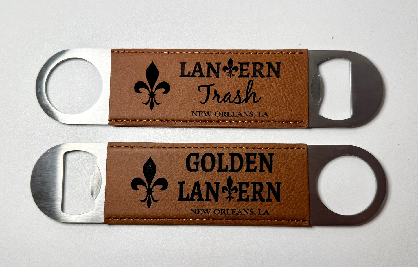 Company Logo Bar Key Bottle Opener 2 Sides or Optional QR Code on Back