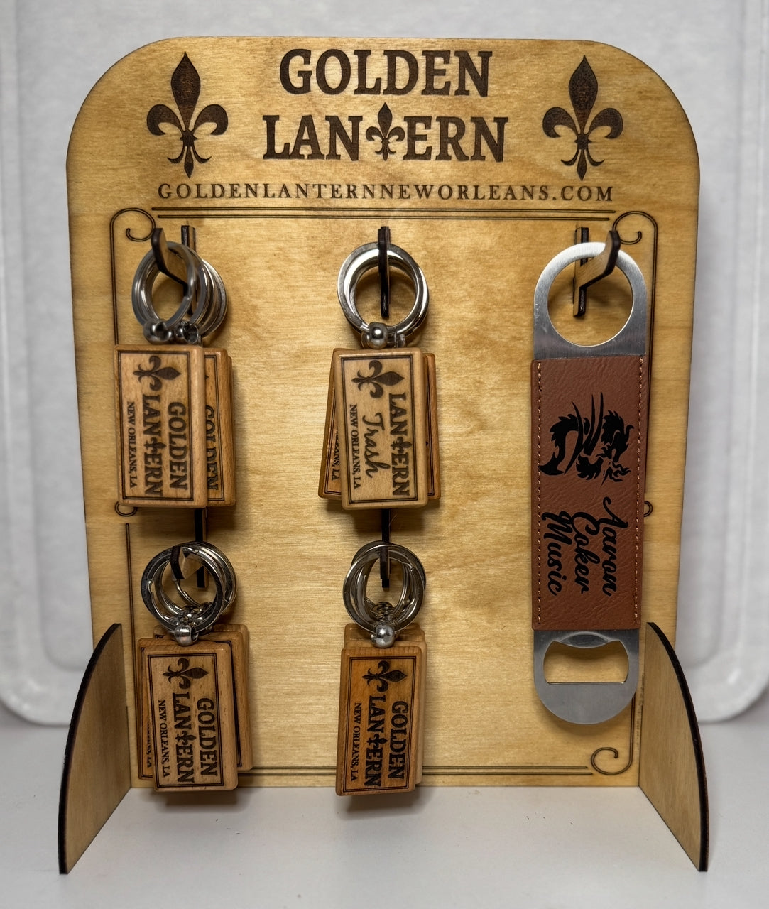 Company Logo Bar Key Bottle Opener 2 Sides or Optional QR Code on Back