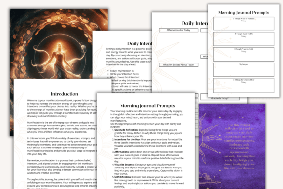 Manifestation Magic Workbook Printable Digital Download