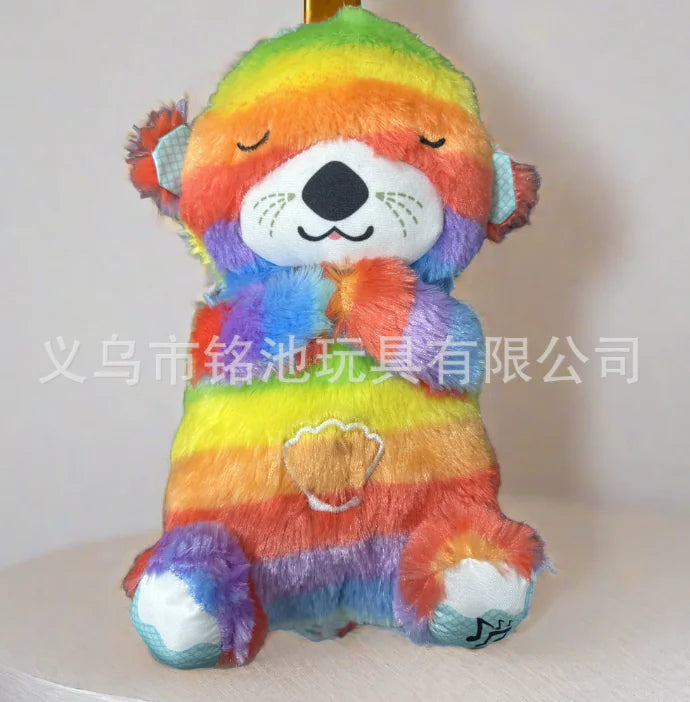 Plush Breathing Bear / Animal Toy with Music and Light