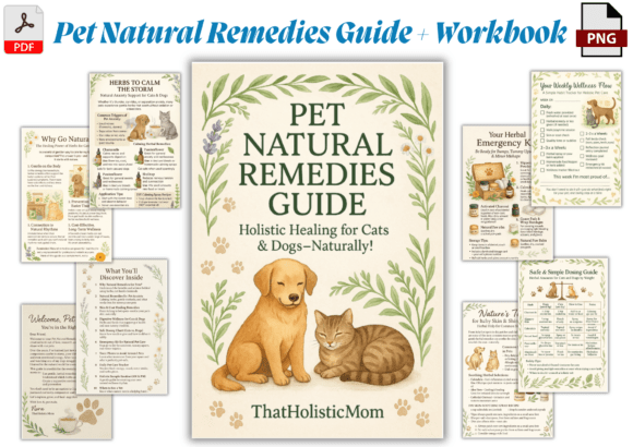 Pet Natural Remedies Guide Printable Wellness Toolkit