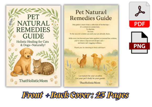 Pet Natural Remedies Guide Printable Wellness Toolkit