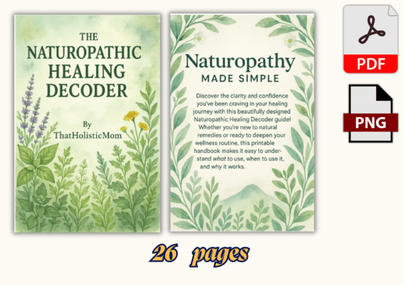 The Naturopathic Healing Decoder – Natural Remedies Made Simple  (Printable Kit)