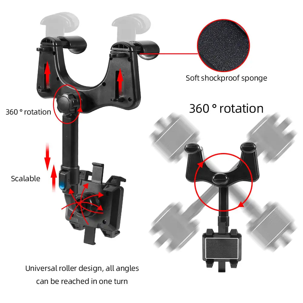 Car Smart Phone Holder 360° Rotatable