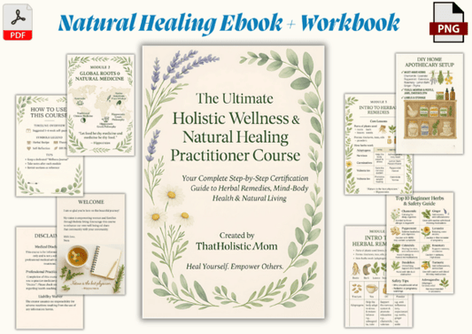 Holistic Wellness & Natural Healing Practitioner Course (Printable Kit)