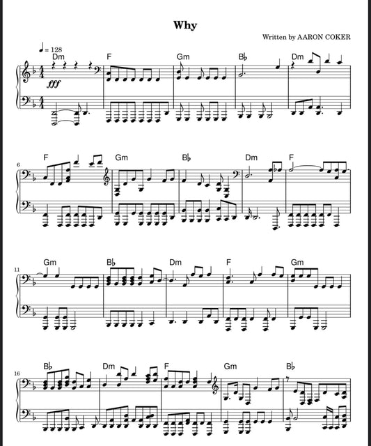 Audio Transcription for Sheet Music