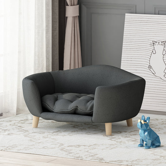 Luxury Dog Bed Furniture Dark Gray