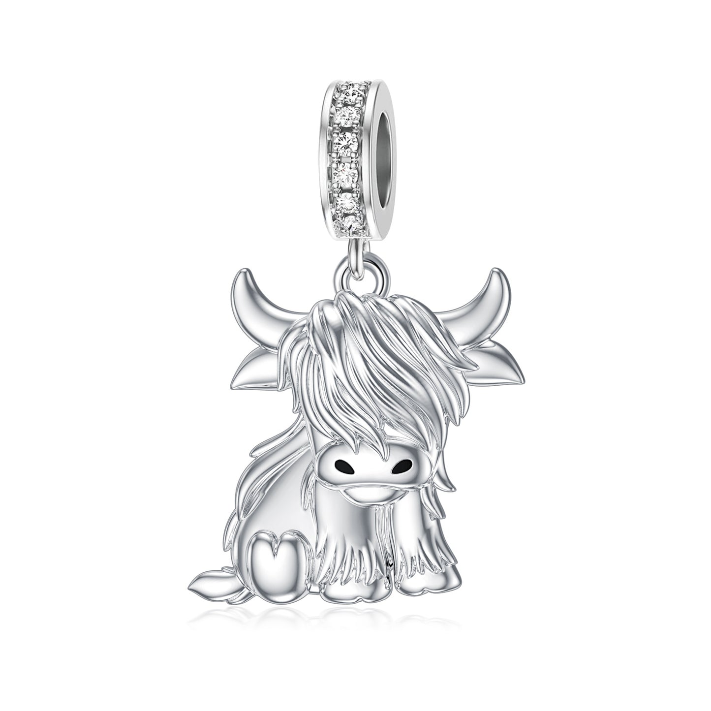 Highland Cow Charm Pendant