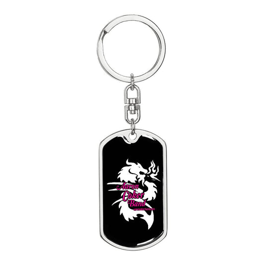 Aaron Coker Band Women's Dog Tag Keychain