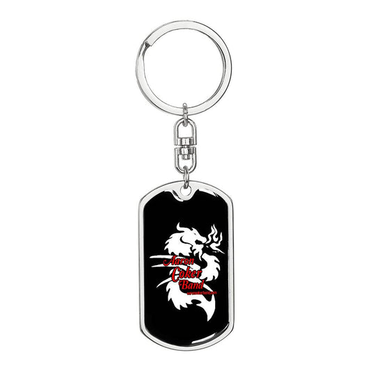 Aaron Coker Band Men's Dog Tag Keychain