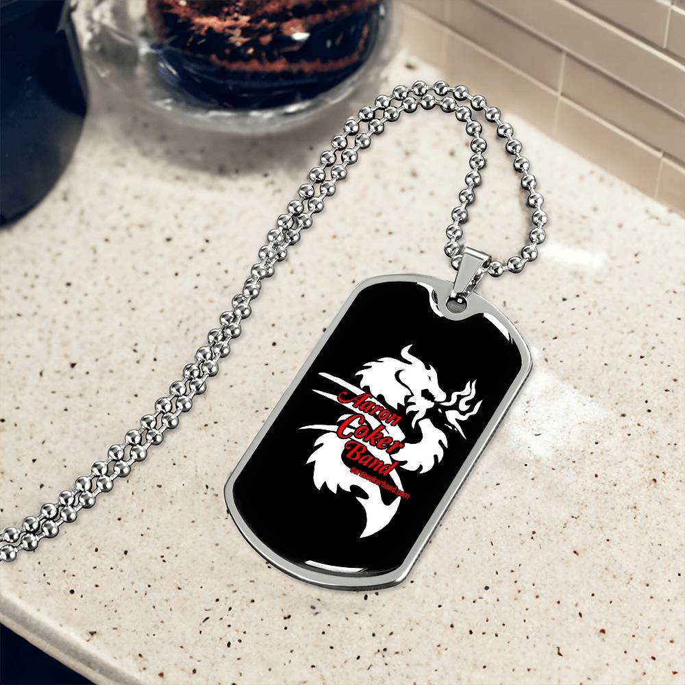 Aaron Coker Band Men's Dog Tag