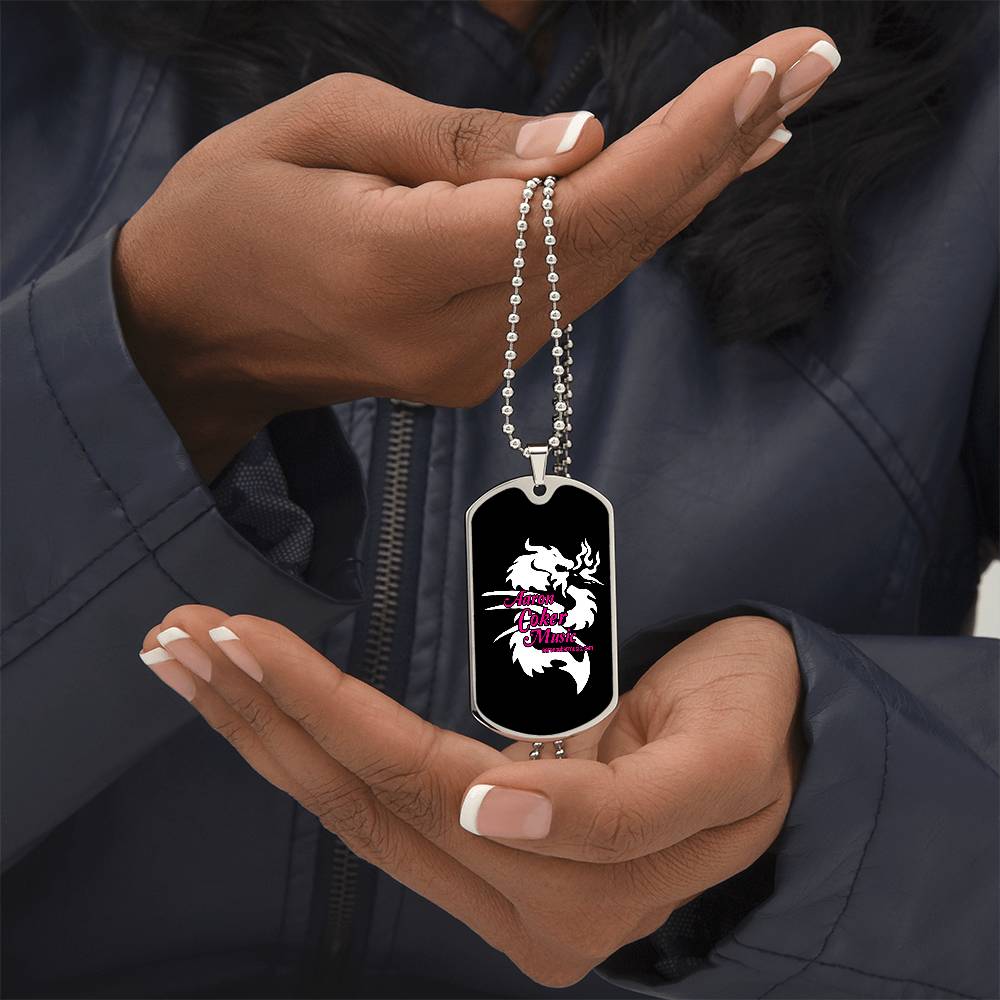 Aaron Coker Music Women's Dog Tag