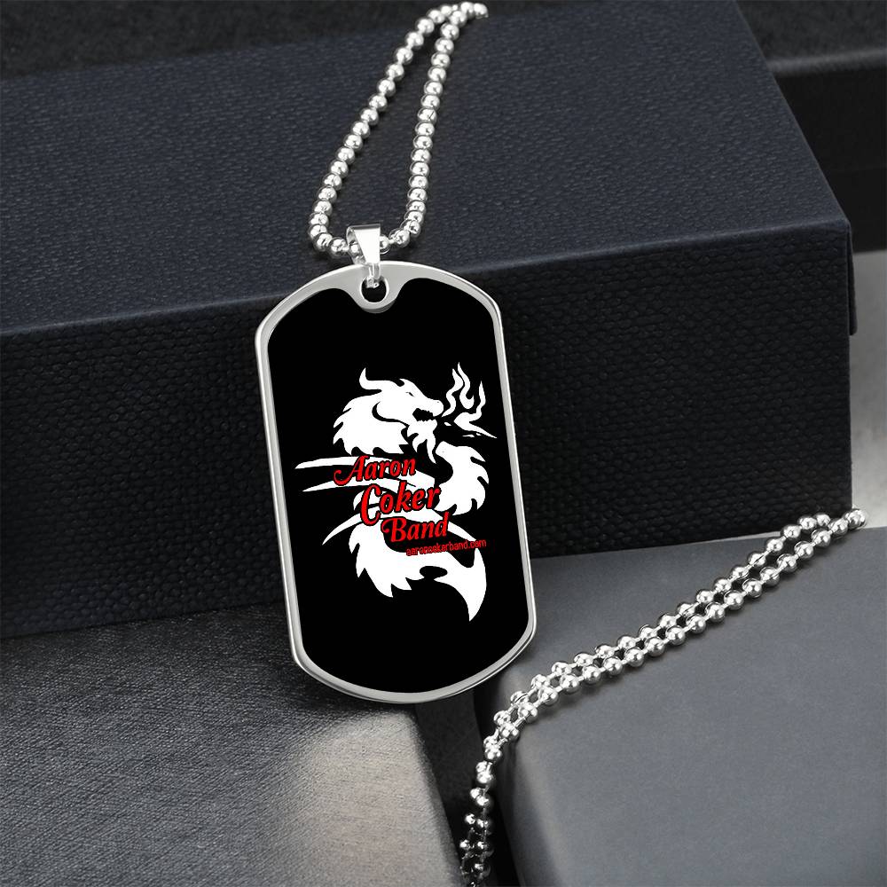 Aaron Coker Band Men's Dog Tag