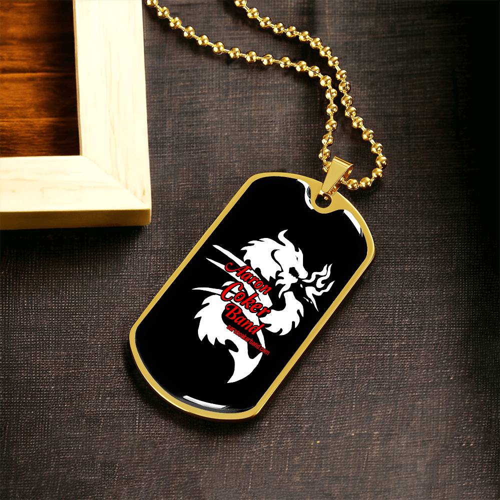 Aaron Coker Band Men's Dog Tag