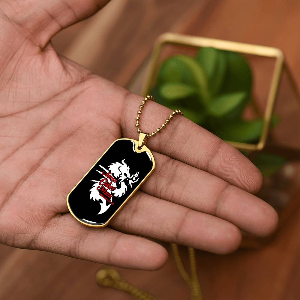 Aaron Coker Music Men's Dog Tag