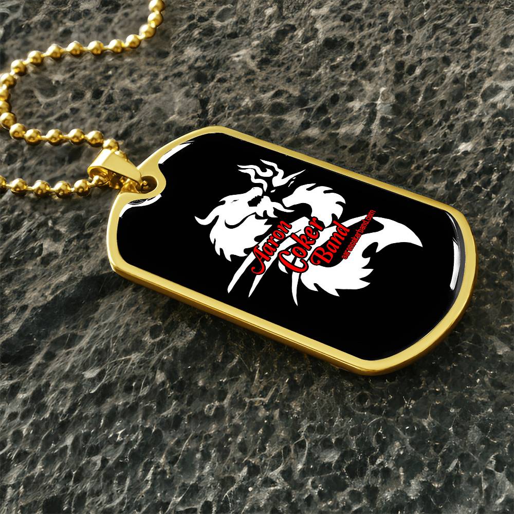 Aaron Coker Band Men's Dog Tag