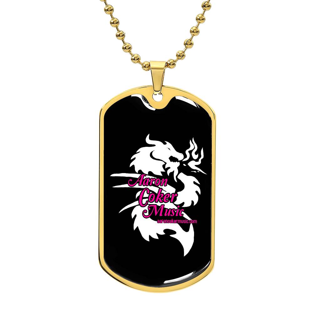 Aaron Coker Music Women's Dog Tag