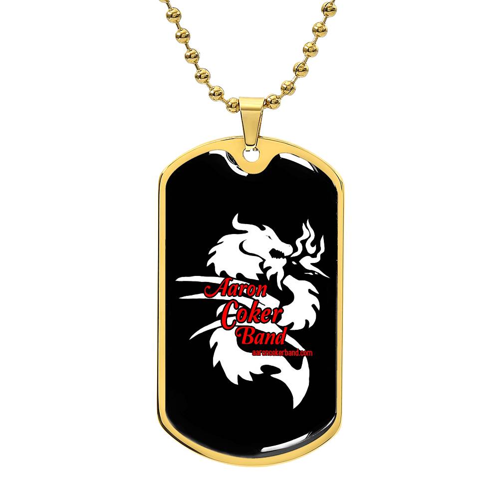 Aaron Coker Band Men's Dog Tag