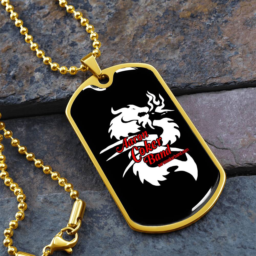 Aaron Coker Band Men's Dog Tag