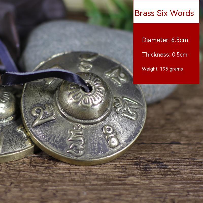 Nepal Tibetan Pure Copper Tingsha Bells Handmade Cymbals