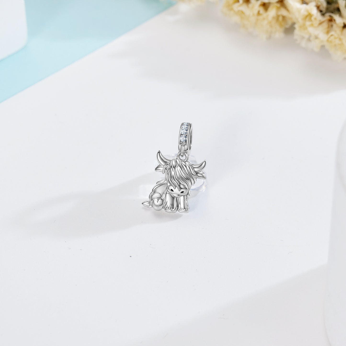 Highland Cow Charm Pendant