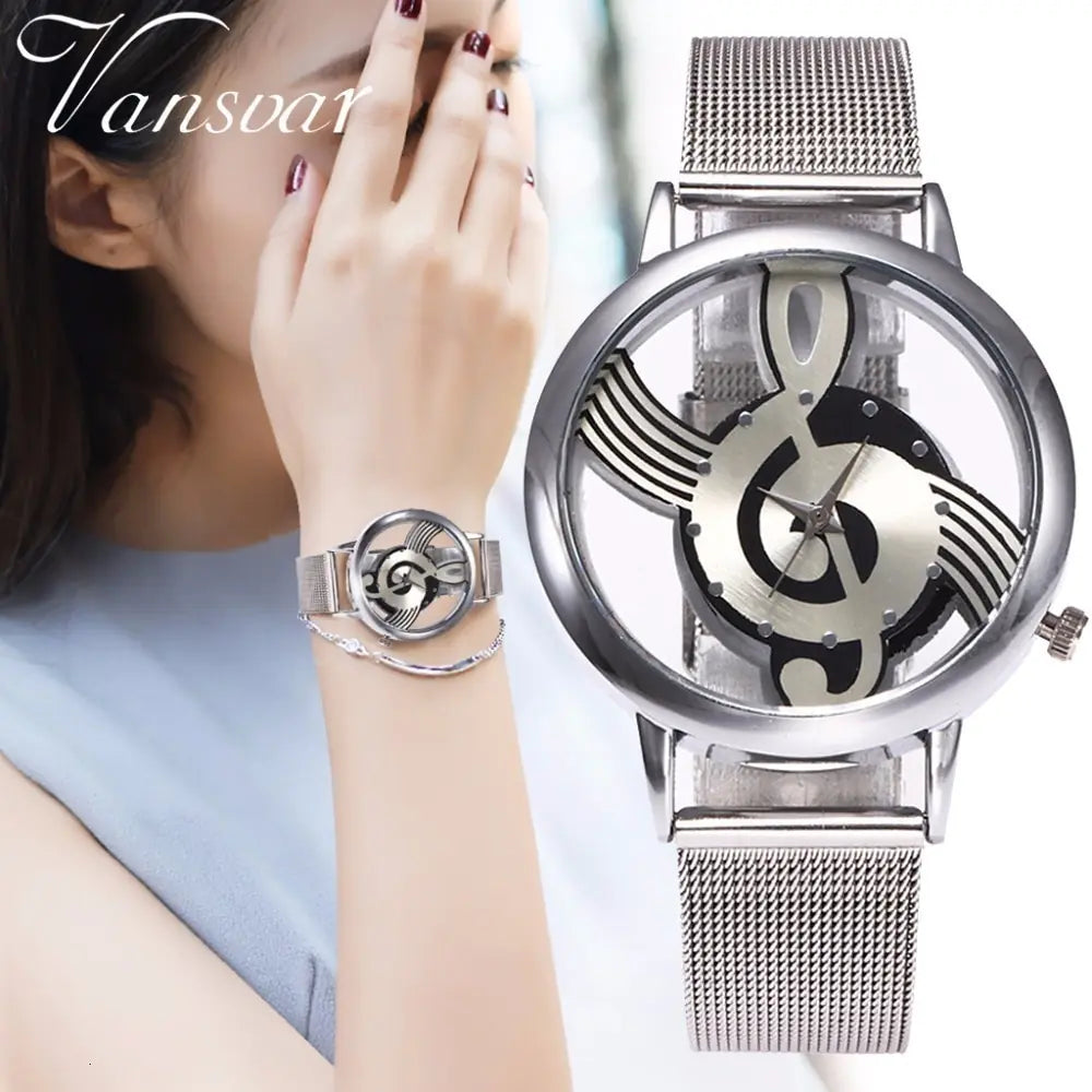 Hollow Music Note Watch