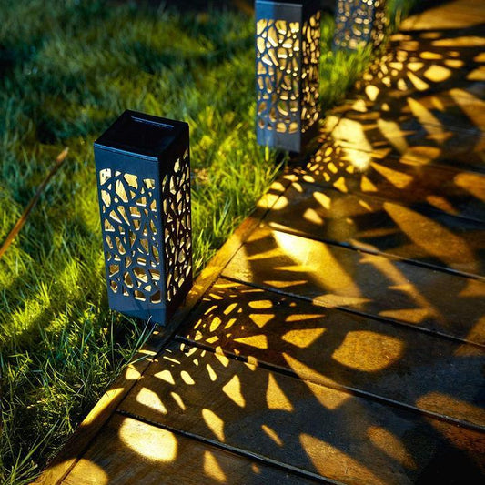 Solar Powered Waterproof Vintage Garden Pathway Light